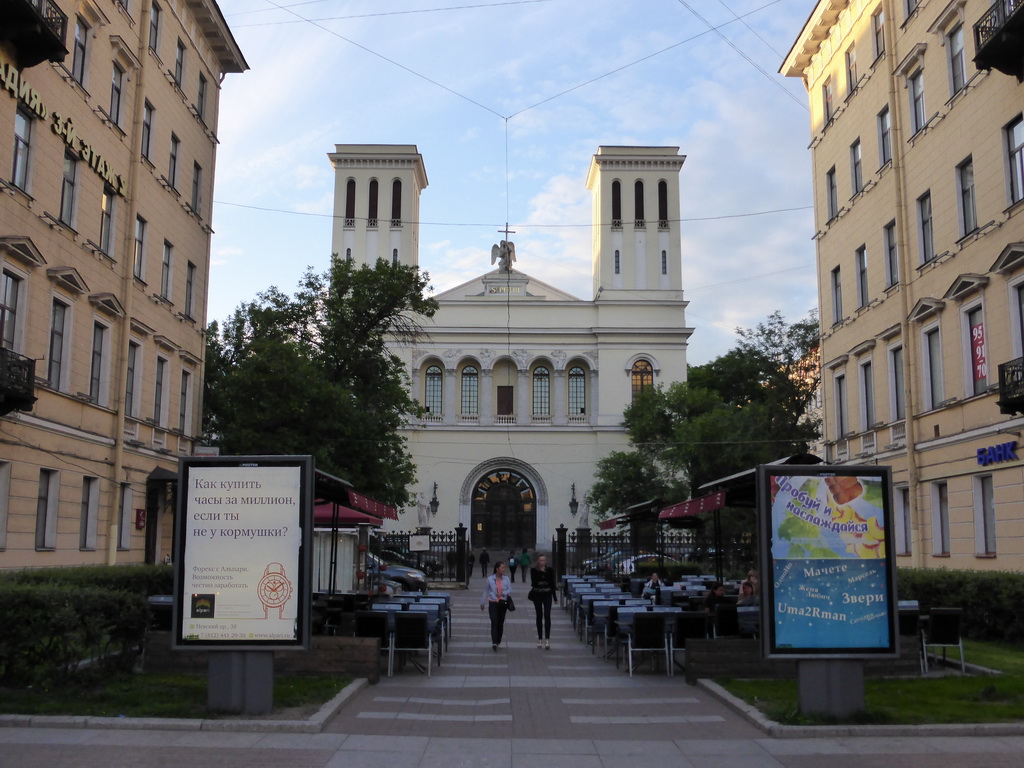 The Lutheran Church of Saint Peter and Saint Paul at Nevskiy Prospekt street
