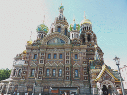 The north side of the Church of the Savior on Spilled Blood