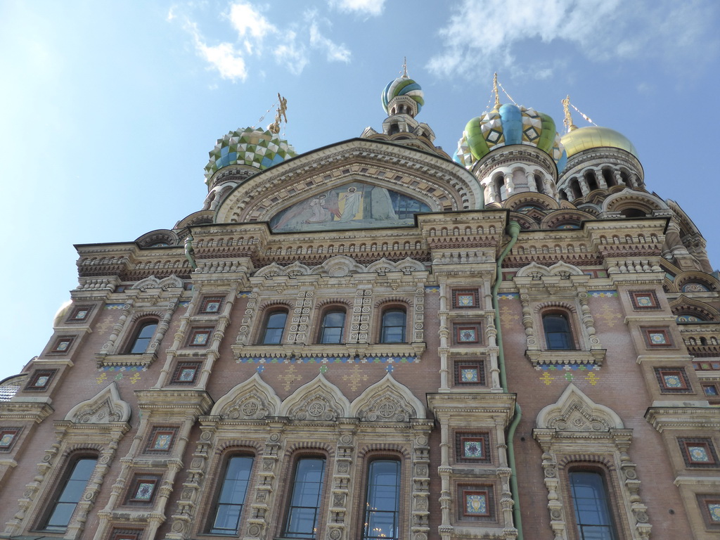 The north side of the Church of the Savior on Spilled Blood