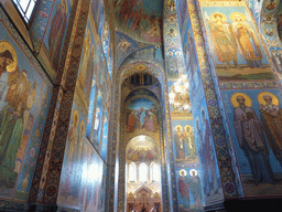 Left aisle of the Church of the Savior on Spilled Blood