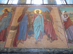 Mosaic in the left aisle of the Church of the Savior on Spilled Blood