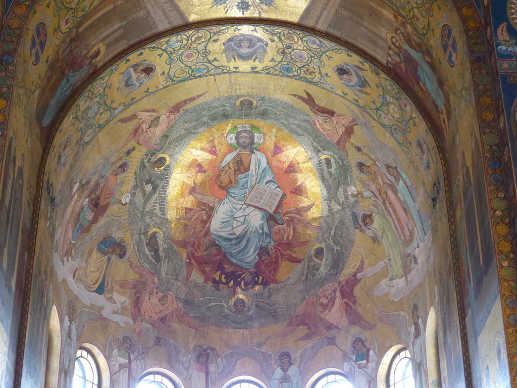 Mosaic in the apse of the Church of the Savior on Spilled Blood