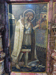 Mosaic in the iconostasis of the left chapel in the Church of the Savior on Spilled Blood