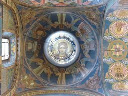 Mosaics on the ceiling of the left aisle of the Church of the Savior on Spilled Blood