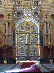 Door in the central iconostasis in the Church of the Savior on Spilled Blood