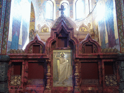 Iconostasis of the right chapel in the Church of the Savior on Spilled Blood