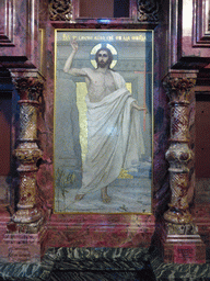 Mosaic in the iconostasis of the right chapel in the Church of the Savior on Spilled Blood