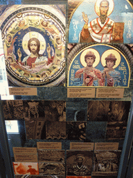 Photographs of the restoration of the Church of the Savior on Spilled Blood, at the right side of the Church of the Savior on Spilled Blood