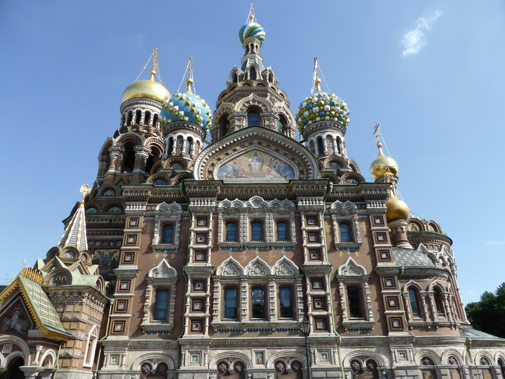 The south side of the Church of the Savior on Spilled Blood