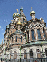 The southeast side of the Church of the Savior on Spilled Blood