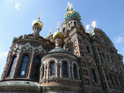 The northeast side of the Church of the Savior on Spilled Blood