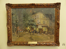 Painting `Street in Vichy` by Konstantin Korovin, at the Mikhailovsky Palace of the State Russian Museum