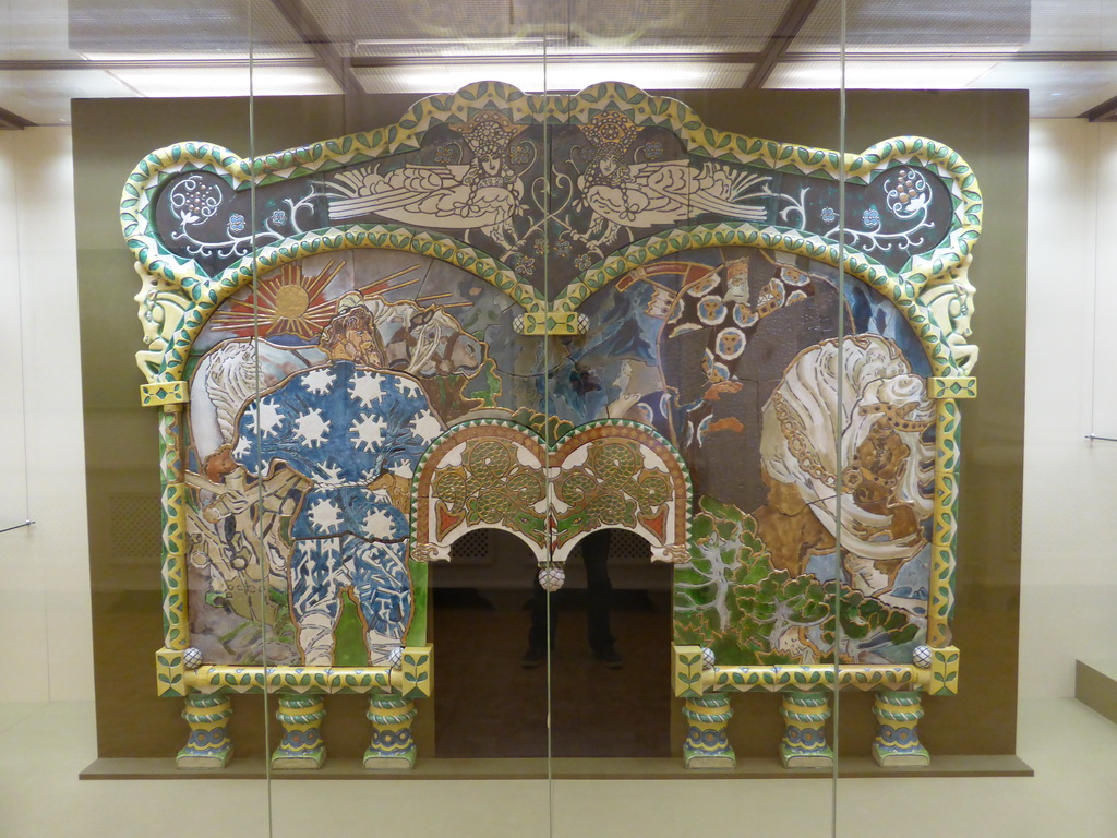 Porcelain wall at the Mikhailovsky Palace of the State Russian Museum
