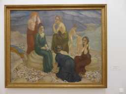 Painting `The Coast` by Kuzma Petrov-Vodkin, at the Mikhailovsky Palace of the State Russian Museum