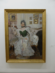 Portrait of Princess Zinaida Yusupova by Valentin Alexandrovich Serov, at the Mikhailovsky Palace of the State Russian Museum