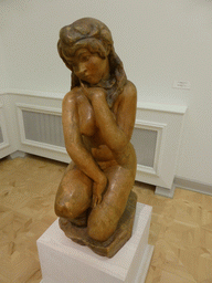 Sculpture `Bather` by Sergey Konenkov, at the Mikhailovsky Palace of the State Russian Museum