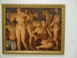 Painting `Bath House` by Zinaida Serebriakova, at the Mikhailovsky Palace of the State Russian Museum