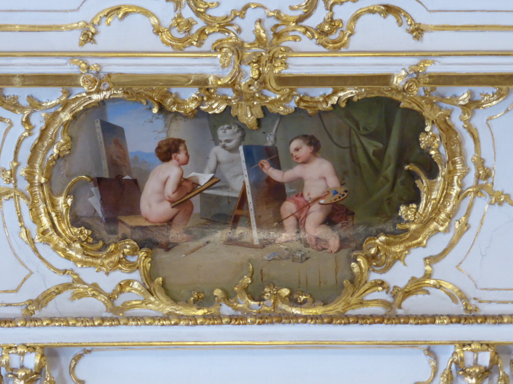 Painting on the ceiling of the Mikhailovsky Palace of the State Russian Museum