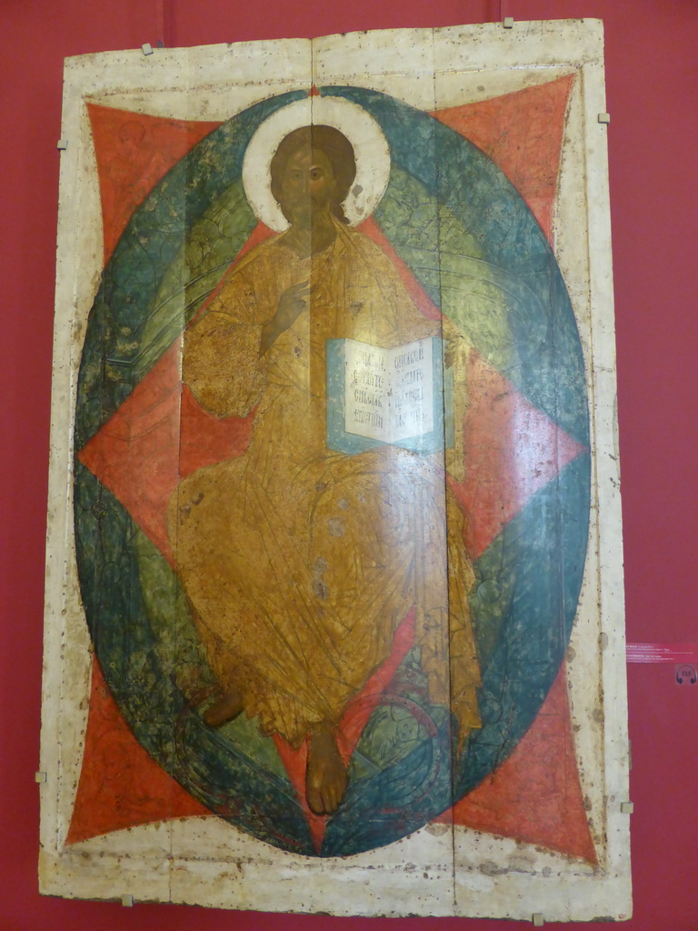 Large Russian icon, at the Mikhailovsky Palace of the State Russian Museum