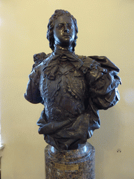 Bust of Peter the Great by Carlo Bartolomeo Rastrelli, at the Mikhailovsky Palace of the State Russian Museum