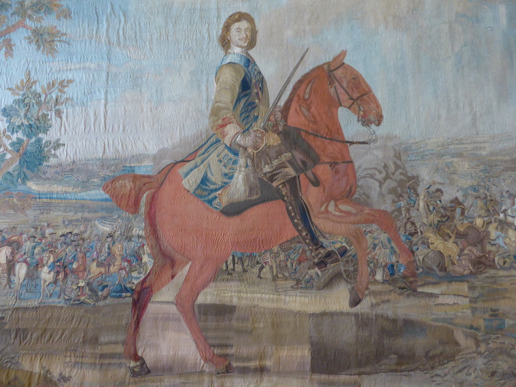 Tapestry with Peter the Great, at the Mikhailovsky Palace of the State Russian Museum