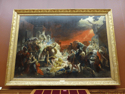 Painting `The Last Day of Pompeii` by Karl Brullov, at the Mikhailovsky Palace of the State Russian Museum