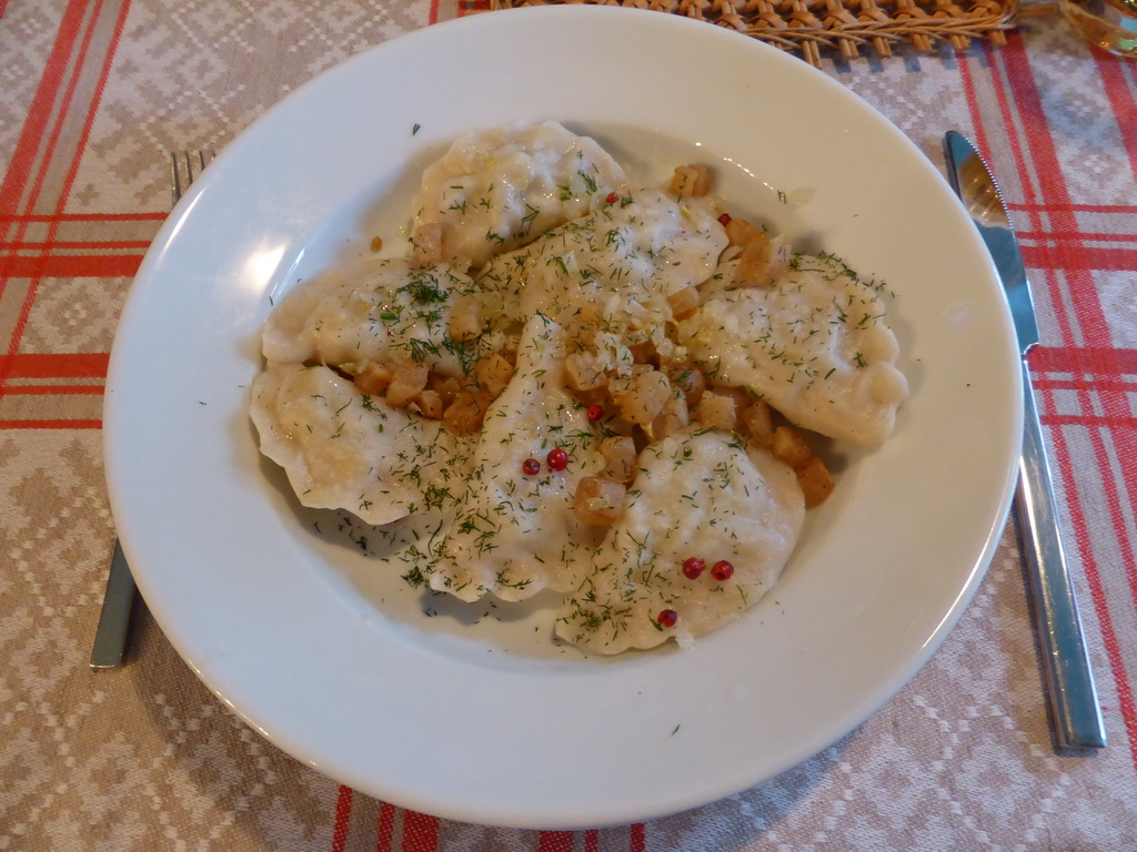 Pelmeni at the Ivanoff House restaurant at the Nevskiy Prospekt street