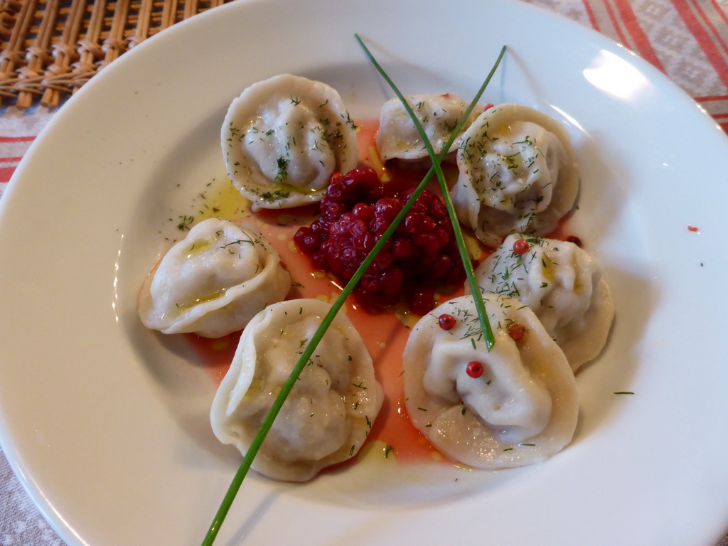 Pelmeni at the Ivanoff House restaurant at the Nevskiy Prospekt street