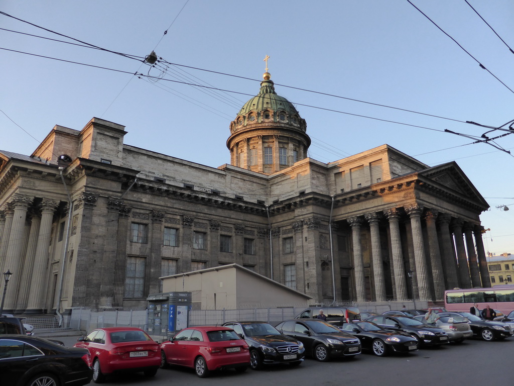 Right side of the Kazan Cathedral