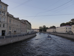 The Moika river, viewed from the Gorokhovaya street