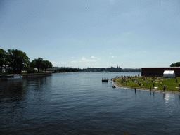 The Zayachy Island, the Kronverksky Strait and the Troitsky Bridge over the Neva river, viewed from the Ioannovsky Bridge