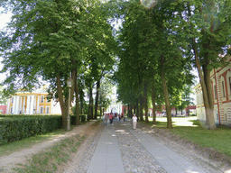 The central road at the Peter and Paul Fortress