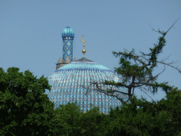 Dome and minaret of the Saint Petersburg Mosque