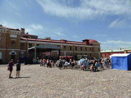 Stage at the square in front of the Mint at the Peter and Paul Fortress