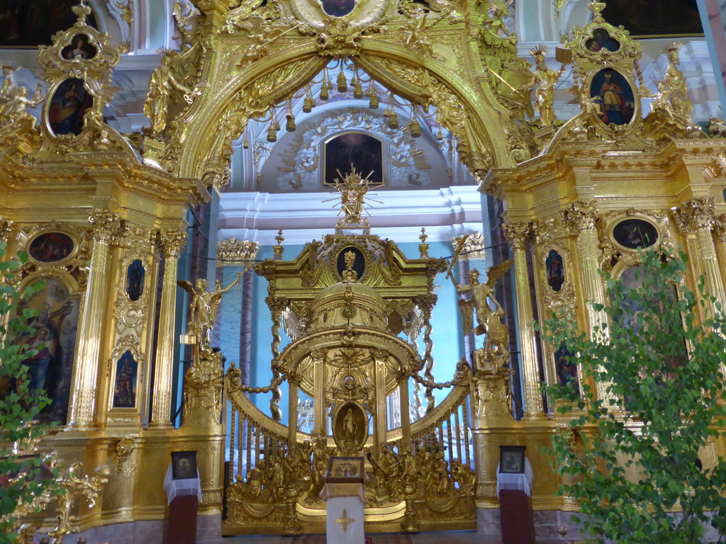 Central iconostasis at the Peter and Paul Cathedral at the Peter and Paul Fortress