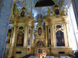 Right iconostasis at the Peter and Paul Cathedral at the Peter and Paul Fortress