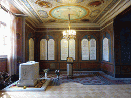 The Chapel of St. Catherine the Martyr at the Peter and Paul Cathedral at the Peter and Paul Fortress, with the tombs of Tsar Nicholas II and his family