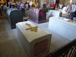 Tombs of tsars at the Peter and Paul Cathedral at the Peter and Paul Fortress