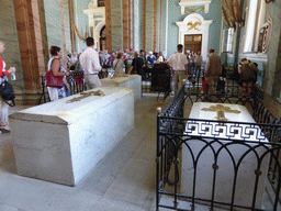 Tombs of tsars at the Peter and Paul Cathedral at the Peter and Paul Fortress