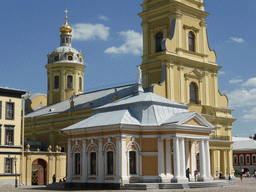 The Boat House and the Peter and Paul Cathedral at the Peter and Paul Fortress