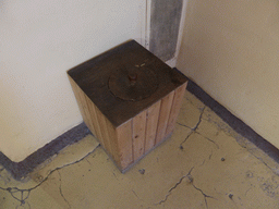 Toilet in a prison cell at the Trubetskoy Bastion Prison at the Peter and Paul Fortress