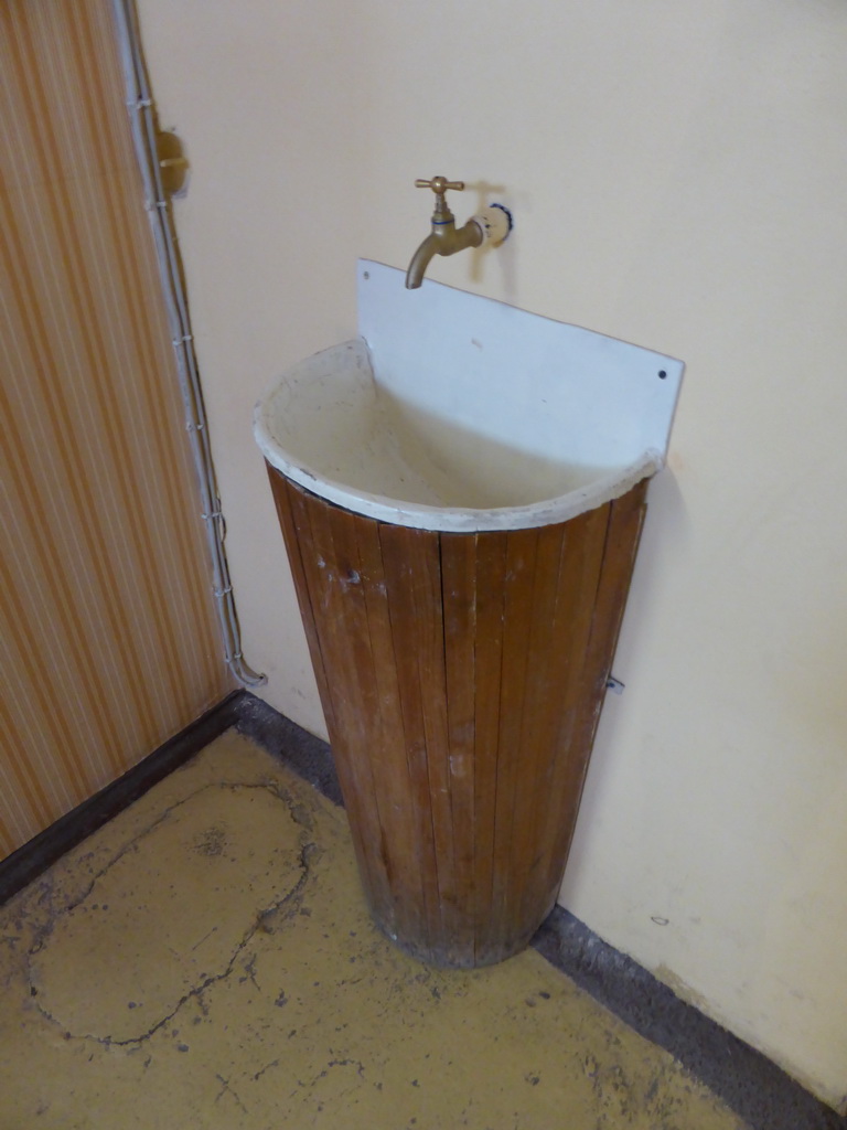 Faucet in a prison cell at the Trubetskoy Bastion Prison at the Peter and Paul Fortress