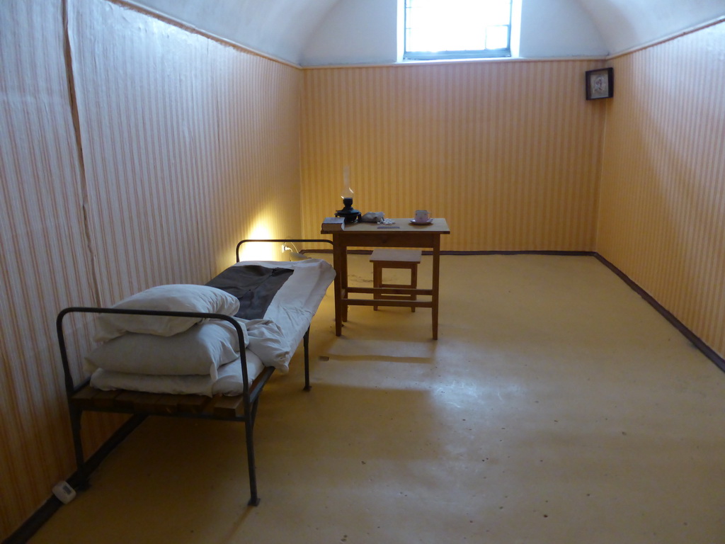 Prison cell at the Trubetskoy Bastion Prison at the Peter and Paul Fortress