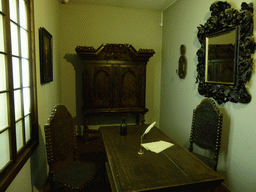 Writing room, at the exhibition `History of the Petersburg - Petrograd` at the Commandant`s House at the Peter and Paul Fortress