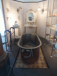 Bathroom, at the exhibition `History of the Petersburg - Petrograd` at the Commandant`s House at the Peter and Paul Fortress