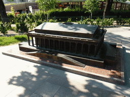 Scale model of the Old Saint Petersburg Stock Exchange, at the Mini-City at Aleksandrovsky Park