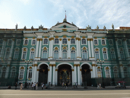 Front of the Winter Palace of the State Hermitage Museum at Palace Square