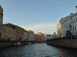 The Moika river, viewed from the tour boat