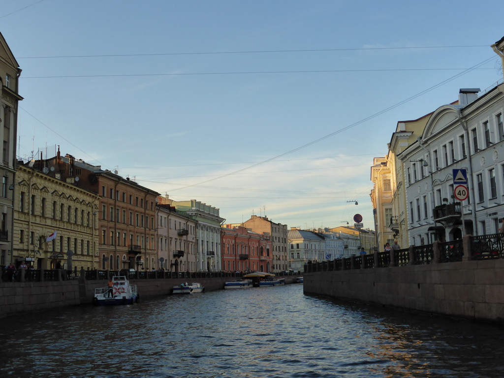 The Moika river, viewed from the tour boat