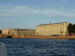The Troitsky Bridge over the Neva river, the Service Wing of the Marble Palace and the Field of Mars, viewed from the tour boat